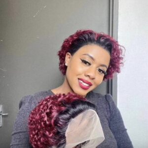 Jerry Curl #1/99J – 13x1 Lace, Voluminous & Natural Curls"