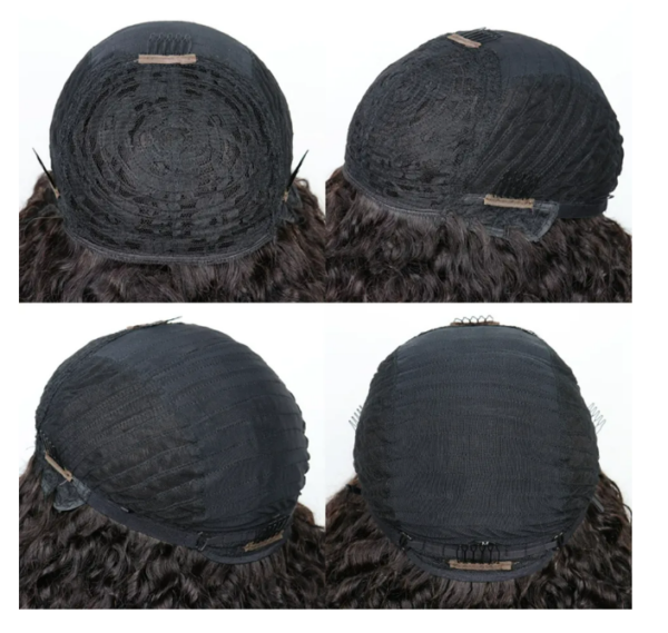Chic Ginger Fringe Wig – 14'' of Lively Water Curl Texture