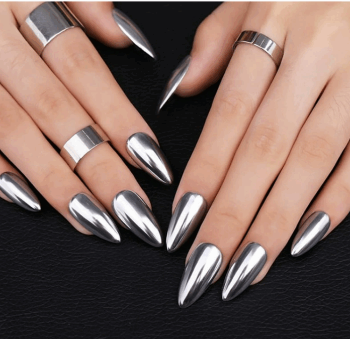 2025-07-19 - 22_47_13 - Mirror electroplated metal wear nails high-end ins style almond nails nails fake nails nails - Alibaba